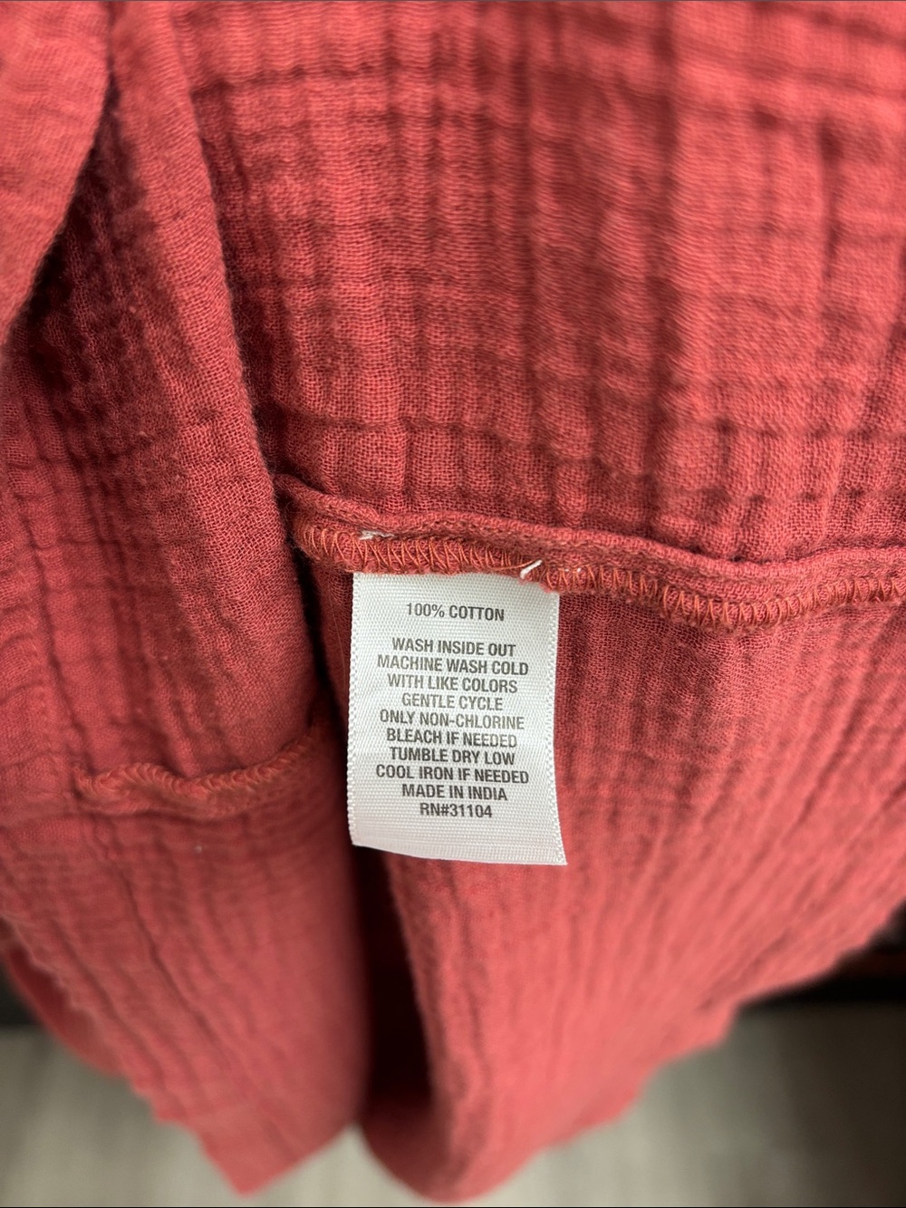 Wonderly dark Coral Tiered Maxi Dress V-Neck Tie fall light weight xl casual - Picture 4 of 5